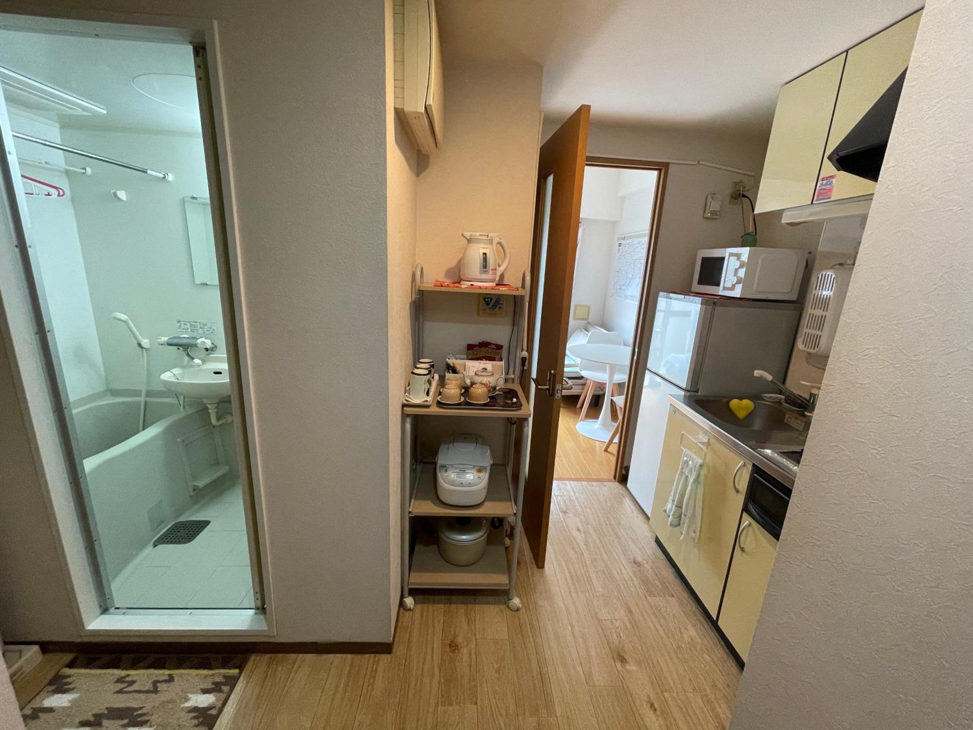 新宿庭院の屋-Shinjuku Garden Home -28 Square Meters King Size Bed Garden Room Tokio Exterior foto